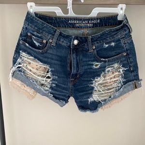 Women’s American eagle jeans shorts size 10